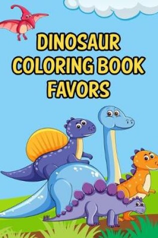 Cover of Dinosaur Coloring Book Favors