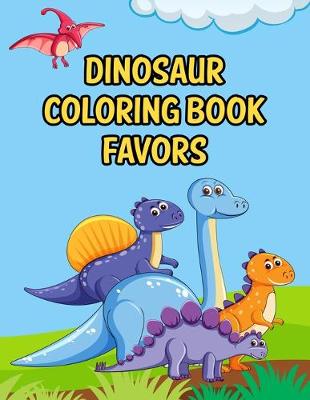 Book cover for Dinosaur Coloring Book Favors