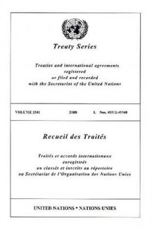 Cover of Treaty Series 2541