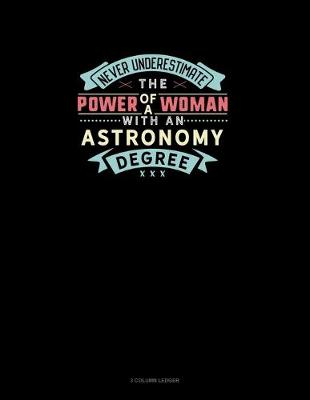 Cover of Never Underestimate The Power Of A Woman With An Astronomy Degree