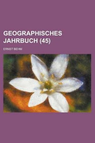 Cover of Geographisches Jahrbuch (45)