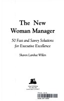 Book cover for The New Woman Manager