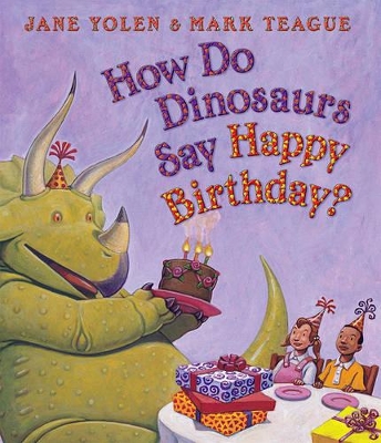 Book cover for How Do Dinosaurs Say Happy Birthday?