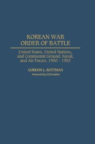 Cover of Korean War Order of Battle