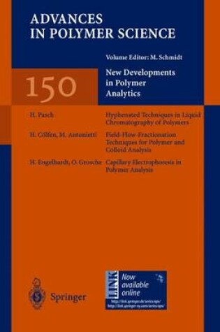 Cover of New Developments in Polymer Analytics I
