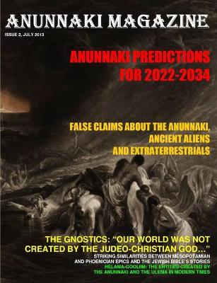Book cover for ANUNNAKI MAGAZINE. Issue 2 July 2013