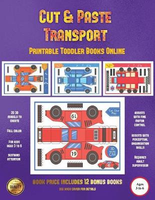 Cover of Printable Toddler Books Online (Cut and Paste Transport)