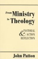 Book cover for From Ministry to Theology