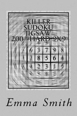 Book cover for Killer Sudoku Jigsaw 200 - Hard 9x9