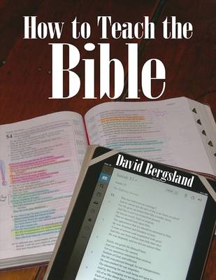 Book cover for How to Teach the Bible