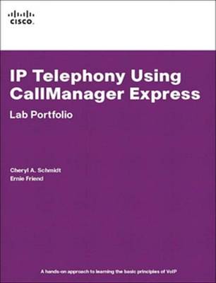 Book cover for IP Telephony Using Callmanager Express Lab Portfolio