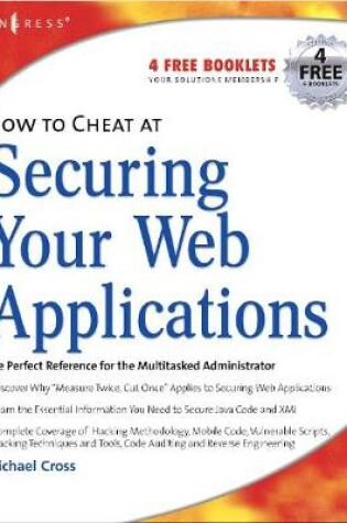 Cover of How to Cheat at Securing Your Web Applications