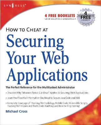 Book cover for How to Cheat at Securing Your Web Applications