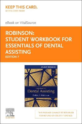 Cover of Student Workbook for Essentials of Dental Assisting - Elsevier eBook on Vitalsource (Retail Access Card)