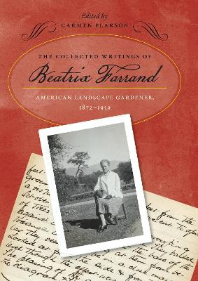 Book cover for The Collected Writings of Beatrix Farrand