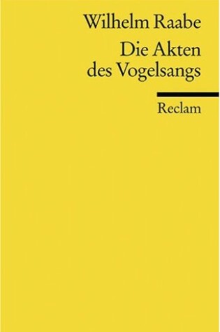 Cover of Die Akten DES Vogelsangs