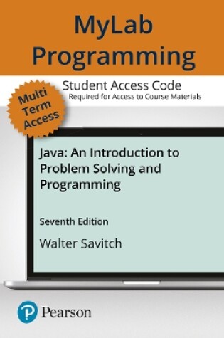 Cover of MyLab Programming with Pearson eText--Access Code Card--for Java