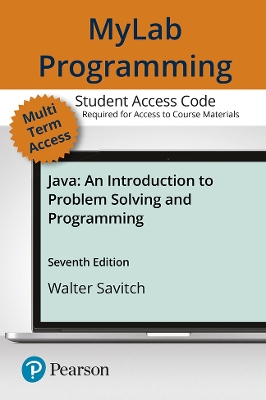 Book cover for MyLab Programming with Pearson eText--Access Code Card--for Java