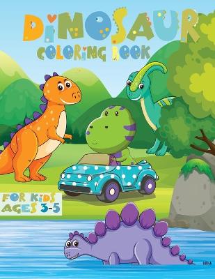 Book cover for Dinosaur Coloring Book