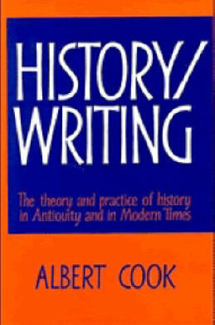Cover of History/Writing