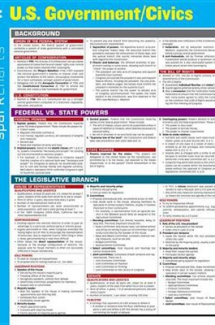 Cover of U.S. Government/Civics SparkCharts