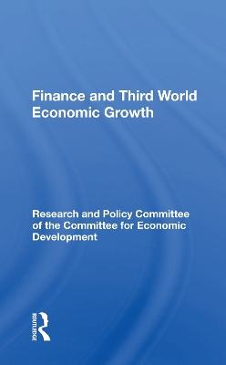 Book cover for Finance And Third World Economic Growth