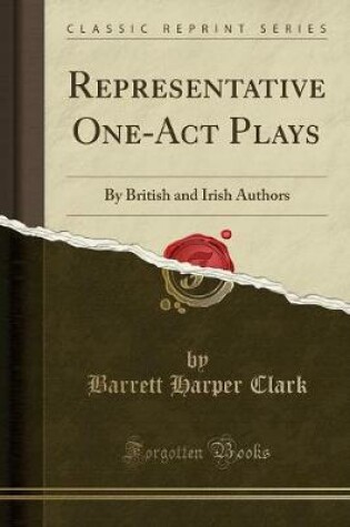 Cover of Representative One-Act Plays