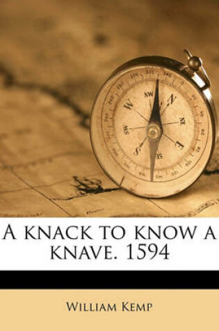 Cover of A Knack to Know a Knave. 1594