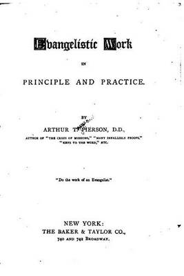 Book cover for Evangelistic Work in Principle and Practice