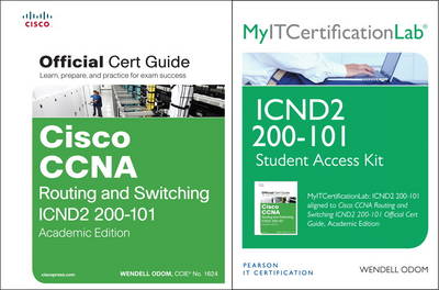 Book cover for Cisco CCNA R&S ICND2 200-101 Official Cert Guide, AE wth MyITCertificationlab Bundle