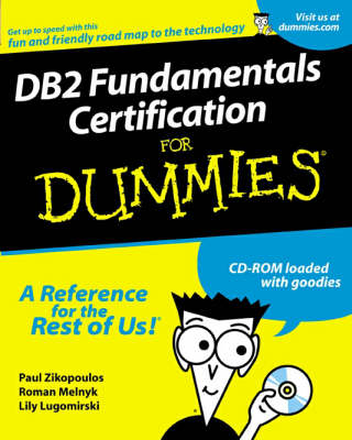 Book cover for DB2 Fundamentals Certification For Dummies