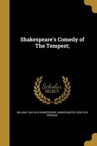 Cover of Shakespeare's Comedy of the Tempest;