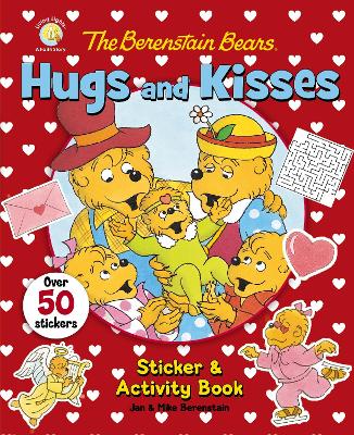 Book cover for The Berenstain Bears Hugs and Kisses Sticker and Activity Book