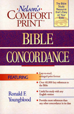 Book cover for Comfort Print Bible Concordance