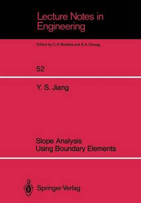 Cover of Slope Analysis Using Boundary Elements