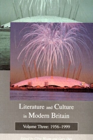 Cover of Literature and Culture in Modern Britain: Volume Three