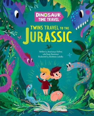 Cover of Twins Travel to the Jurassic