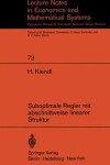 Book cover for Suboptimale Regler mit Abschnittweise Linearer Struktur