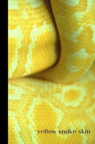 Cover of yellow snake skin