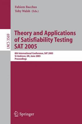 Cover of Theory and Applications of Satisfiability Testing