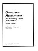 Book cover for Operations Management