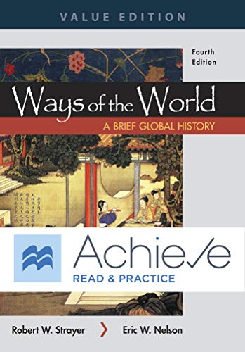 Book cover for Achieve Read & Practice for Ways of the World: A Brief Global History, Value Edition (2-Term Access)