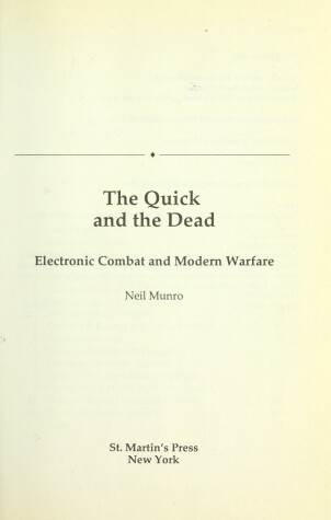 Book cover for The Quick and the Dead