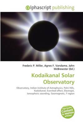 Cover of Kodaikanal Solar Observatory