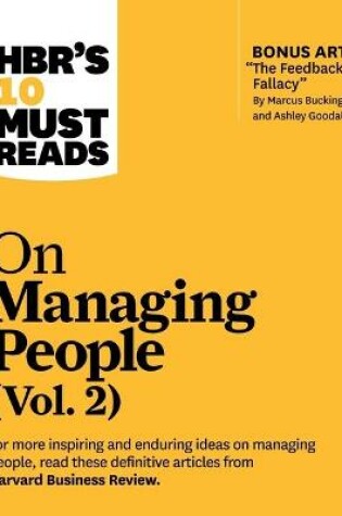Cover of Hbr's 10 Must Reads on Managing People, Vol. 2