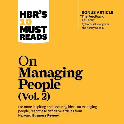 Book cover for Hbr's 10 Must Reads on Managing People, Vol. 2