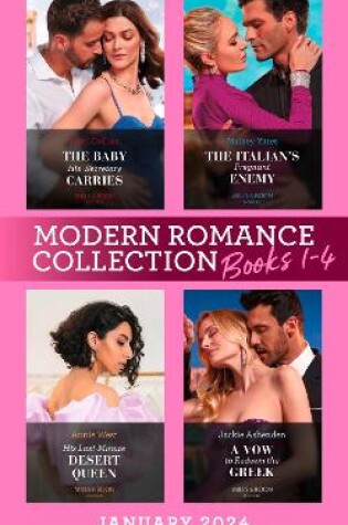 Cover of Modern Romance January 2024 Books 1-4