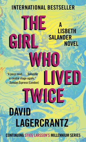 Book cover for The Girl Who Lived Twice