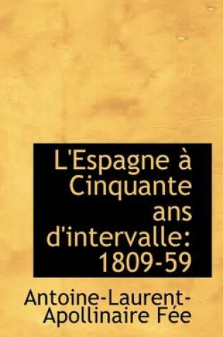 Cover of L'Espagne Cinquante ANS D'Intervalle