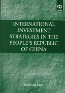 Book cover for International Investment Strategies in the People's Republic of China